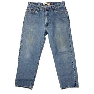 Levi’s 550 relaxed fit tapered leg 36x30 jeans cut date 2009